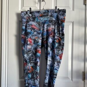 Lululemon Athletica Multicolor Floral Leggings